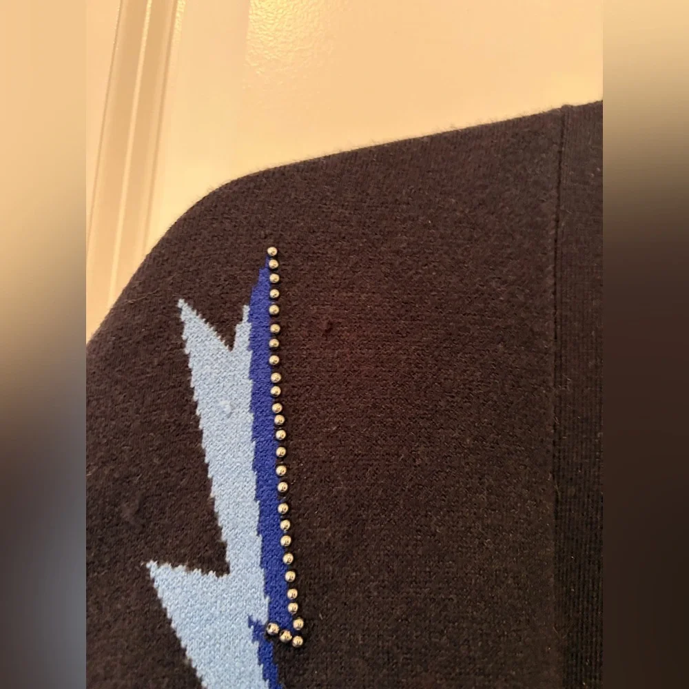 Sandro Paris Juste Lightning Bolt Cardigan - Picture 7 of 11